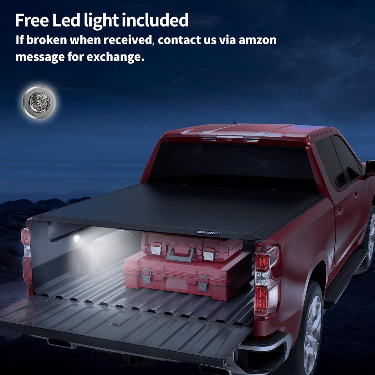 Soft Tri-Fold Truck Bed Tonneau Cover E293796
