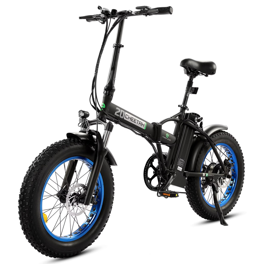 500 W Electric Bike 20" Fat Tire Folding Electric Bicycle 36 V 12.5 AH Removable Battery O987