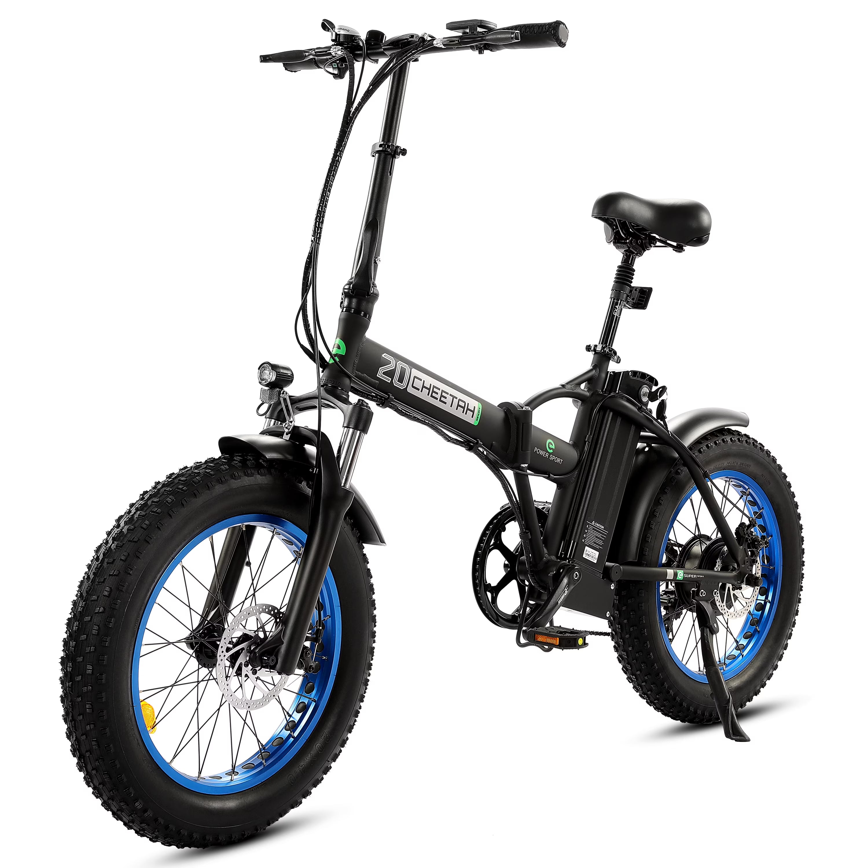 500 W Electric Bike 20" Fat Tire Folding Electric Bicycle 36 V 12.5 AH Removable Battery O987