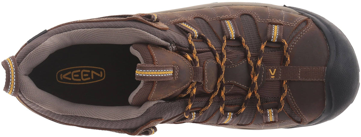 Cascade Brown/Golden Yellow Wide Hiking Boots Y421