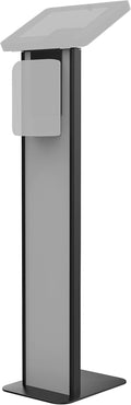 Black Floor Stand with Graphic Slots and VESA Plate L4418