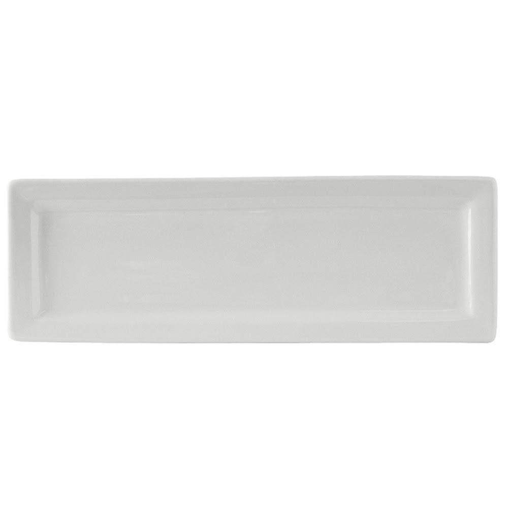 16 x 5 1/2 x 1 1/8 Rectangular Plate White, Case of 12 R441