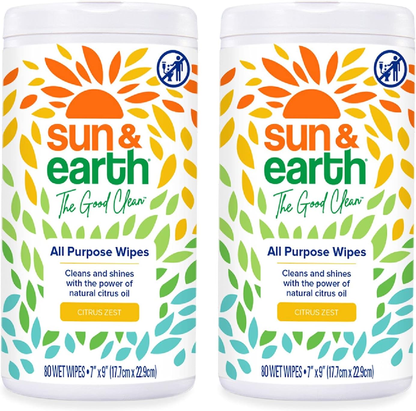 All Purpose Cleaner Wipes, 480 total wipes, Pack of 6, Citrus Scent Y827