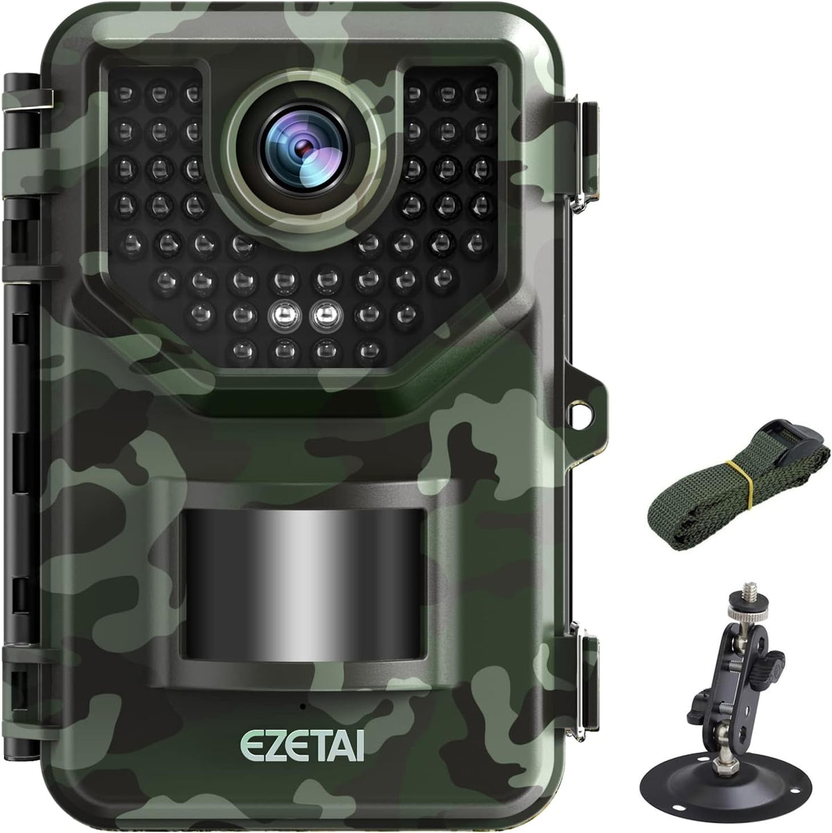 20MP 1520P Trail Camera with 940nm No Glow IR LEDs 120° Wide-Angle Night Vision Motion Activated 0.2s Trigger Speed IP66 Waterproof Hunting Camera K4524