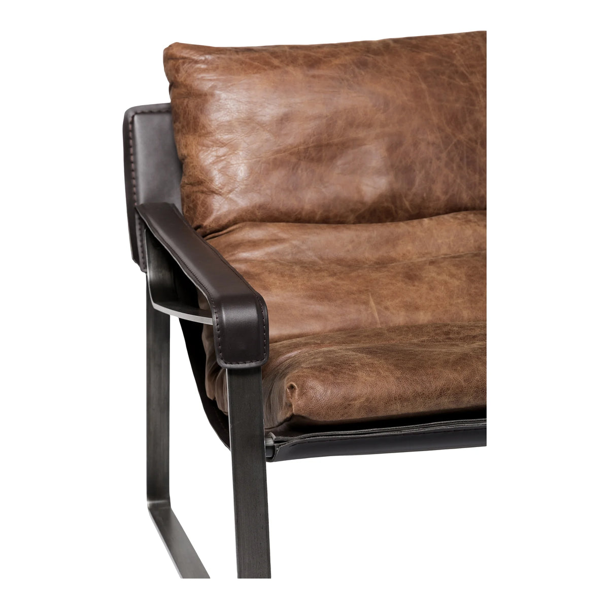 Brown Leather Club Chair P84597