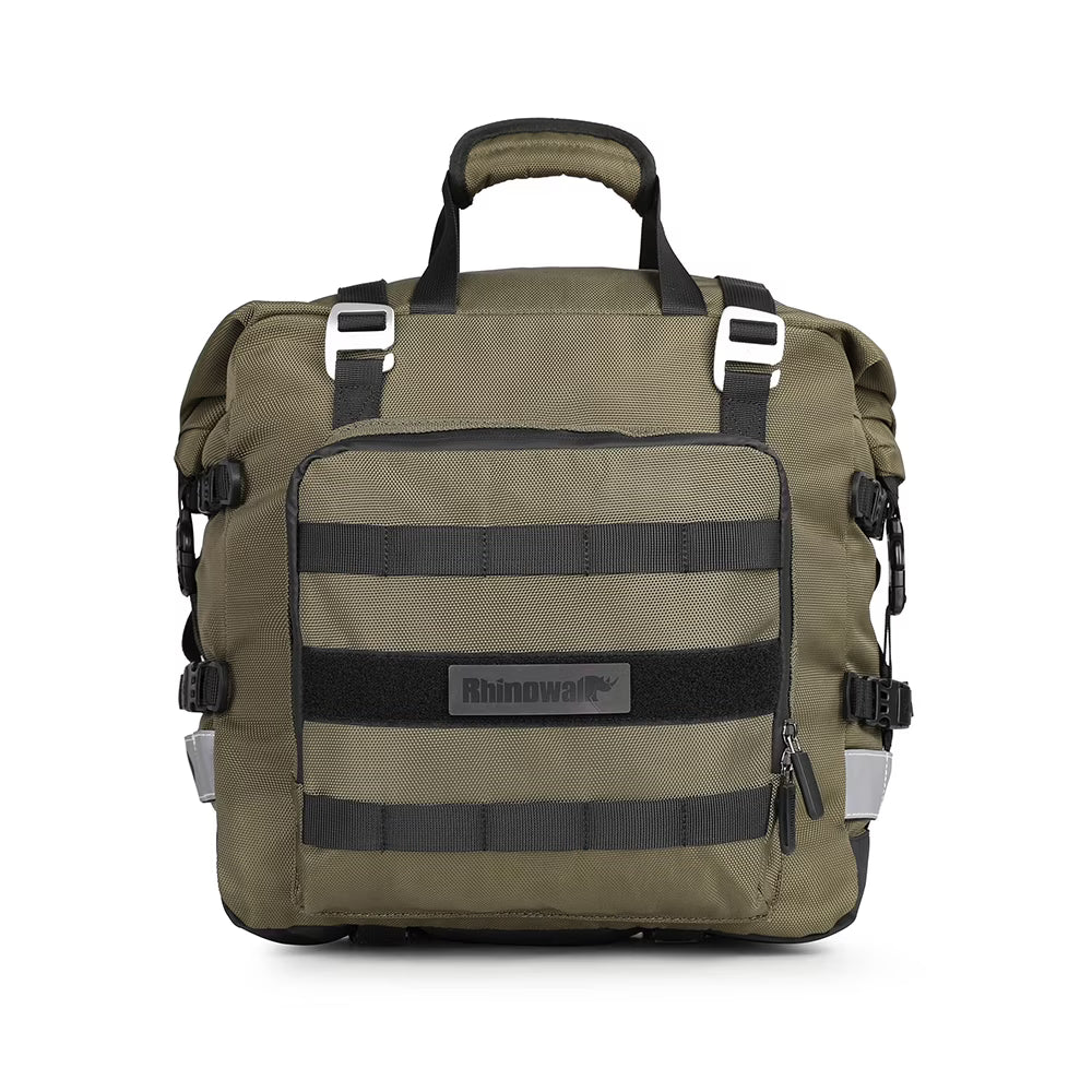 20L Polyester Motorcycle Side Saddle Bag with Removable Waterproof Inner Bag D992833