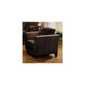 Brown Microfiber Chair U5527