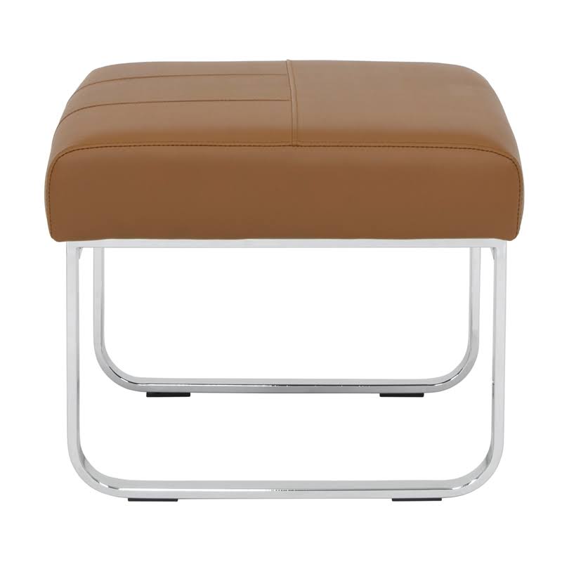 Caramel Brown 2-Piece Accent Chair and Ottoman Set G757