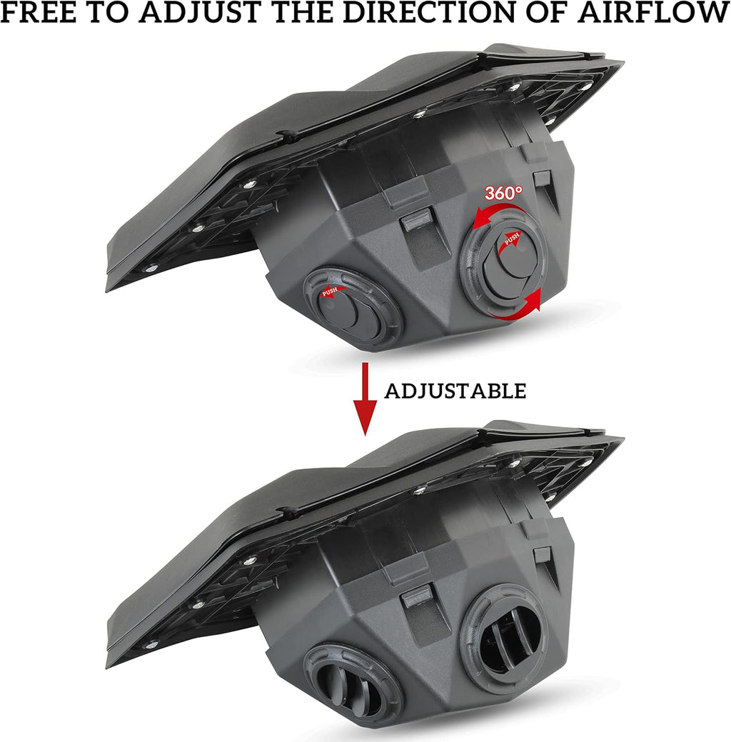 Flat Aluminum Roof Ram Air Kit M863197