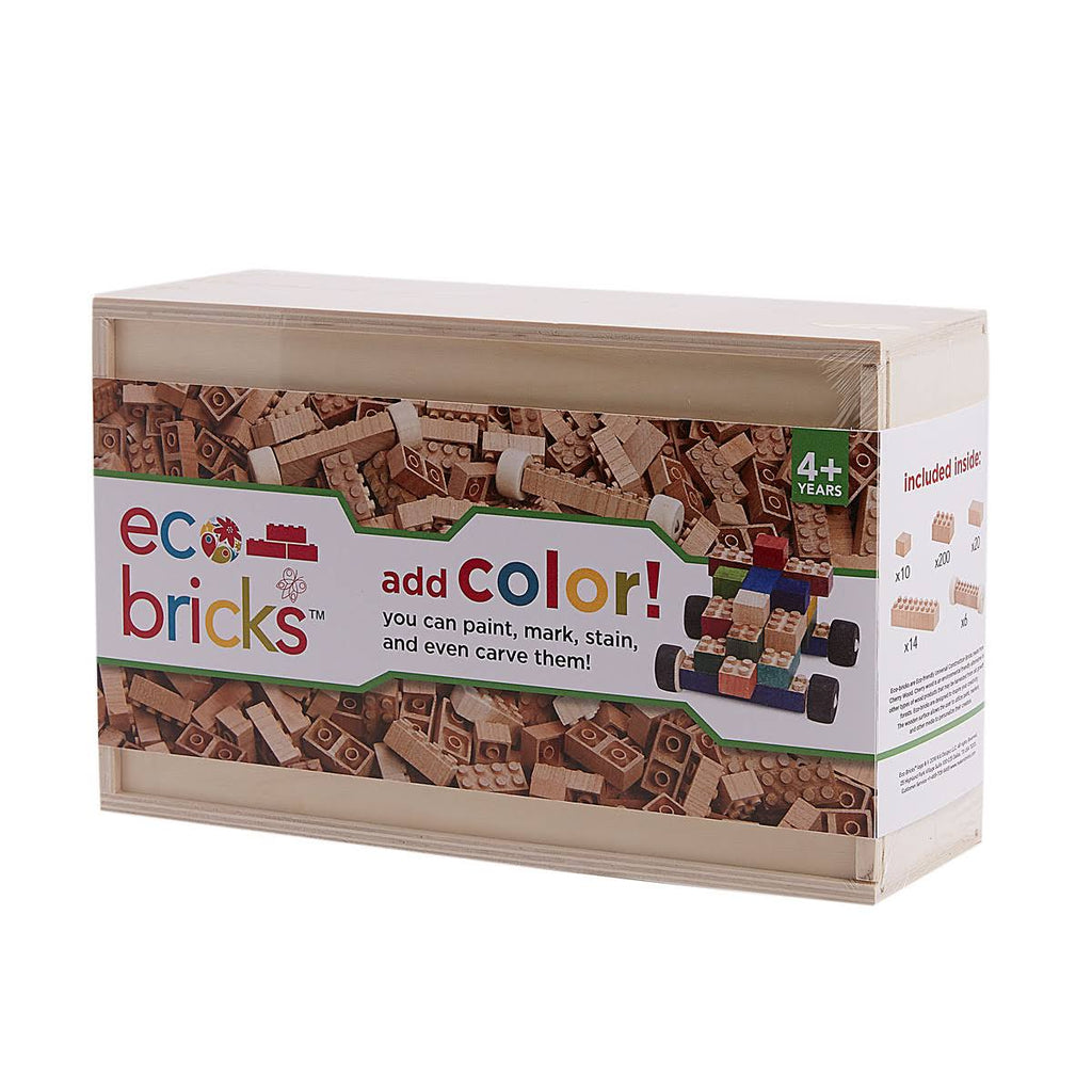 250 Piece Wooden Eco Bricks Set H286431