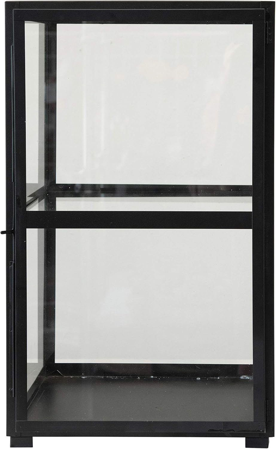 Black Metal & Glass Display Cabinet Z129714