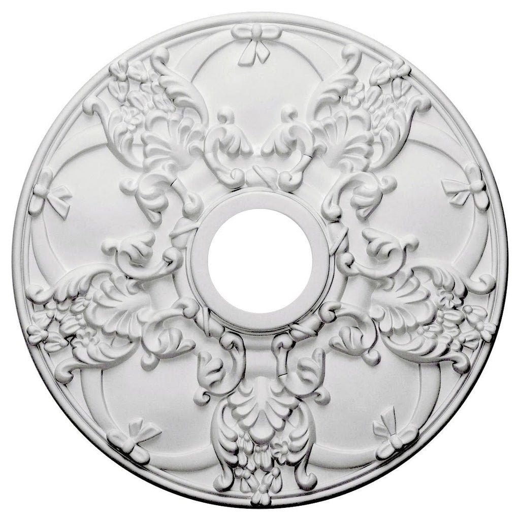 Norwich Ceiling Medallion, Hand-Painted Mississippi Mud S2364