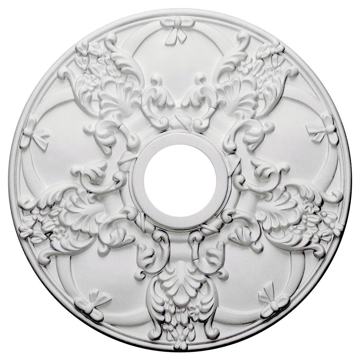 Norwich Ceiling Medallion, Hand-Painted Mississippi Mud S2364