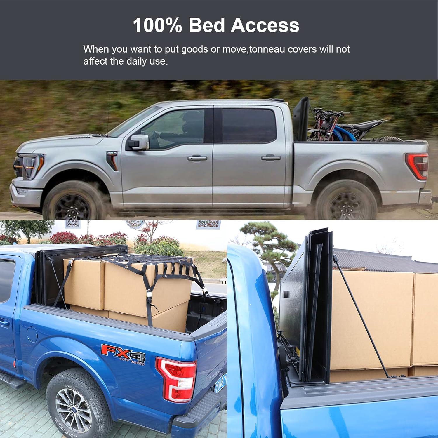 Hard Folding Truck Bed Tonneau Cover B504469