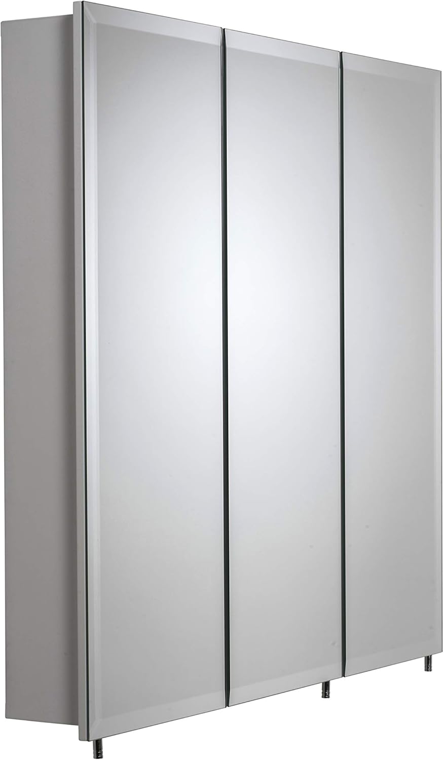 Triple Door Tri-View Cabinet, 30-Inch x 36-Inch, White U6489