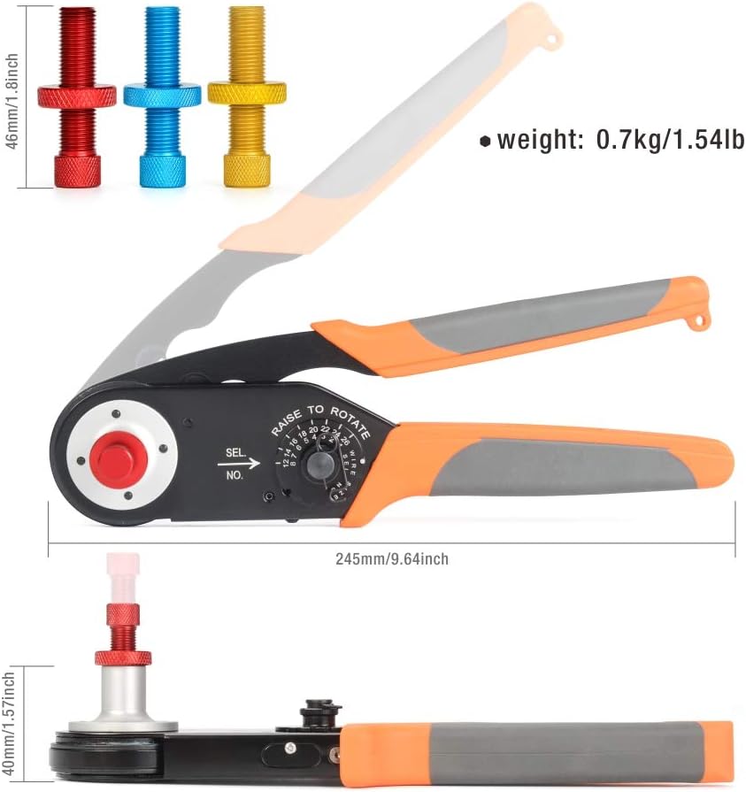Solid Contacts Crimping Tool AWG 26-12 W90648