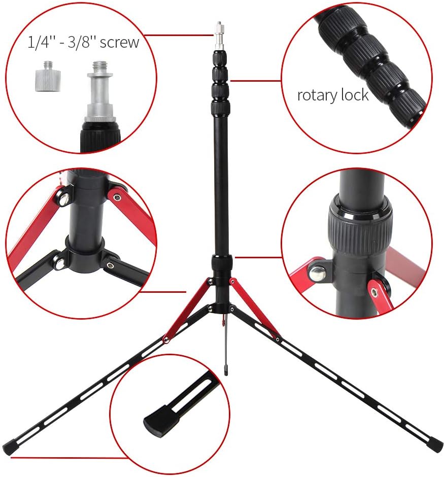 Portable Aluminum Lightweight 220cm Tripod with Carrying Bag L115821