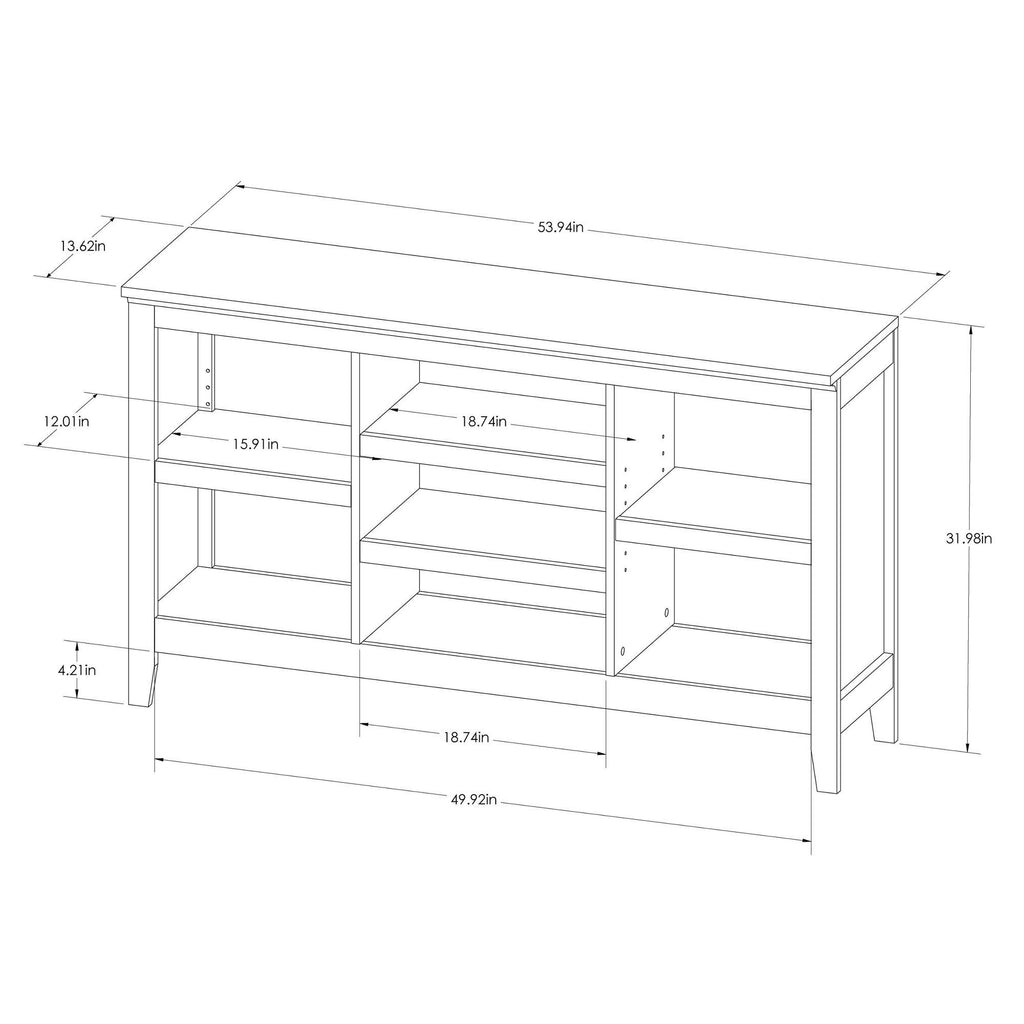 32x22 Espresso Bookcase with Adjustable Shelves Y854109