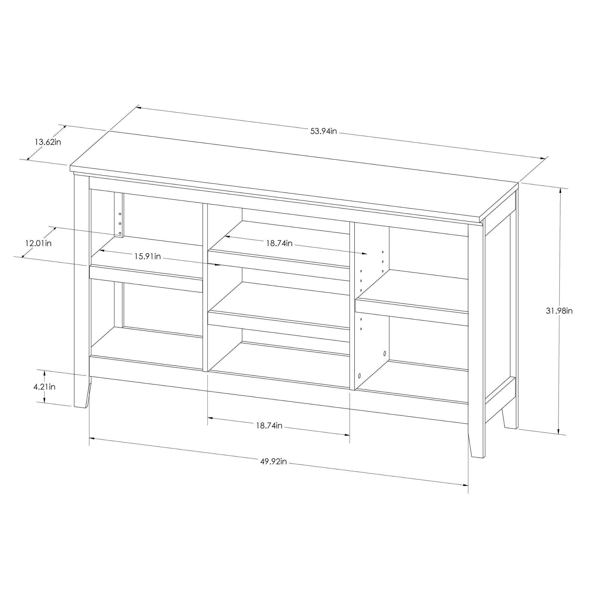 32x22 Espresso Bookcase with Adjustable Shelves Y854109