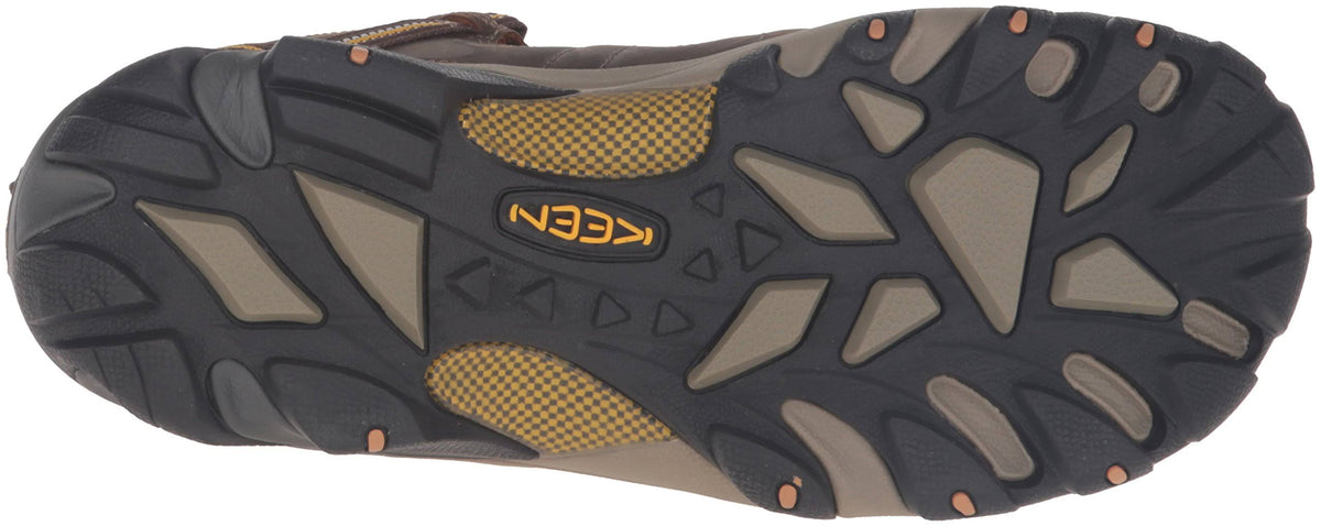 Cascade Brown/Golden Yellow Wide Hiking Boots Y421