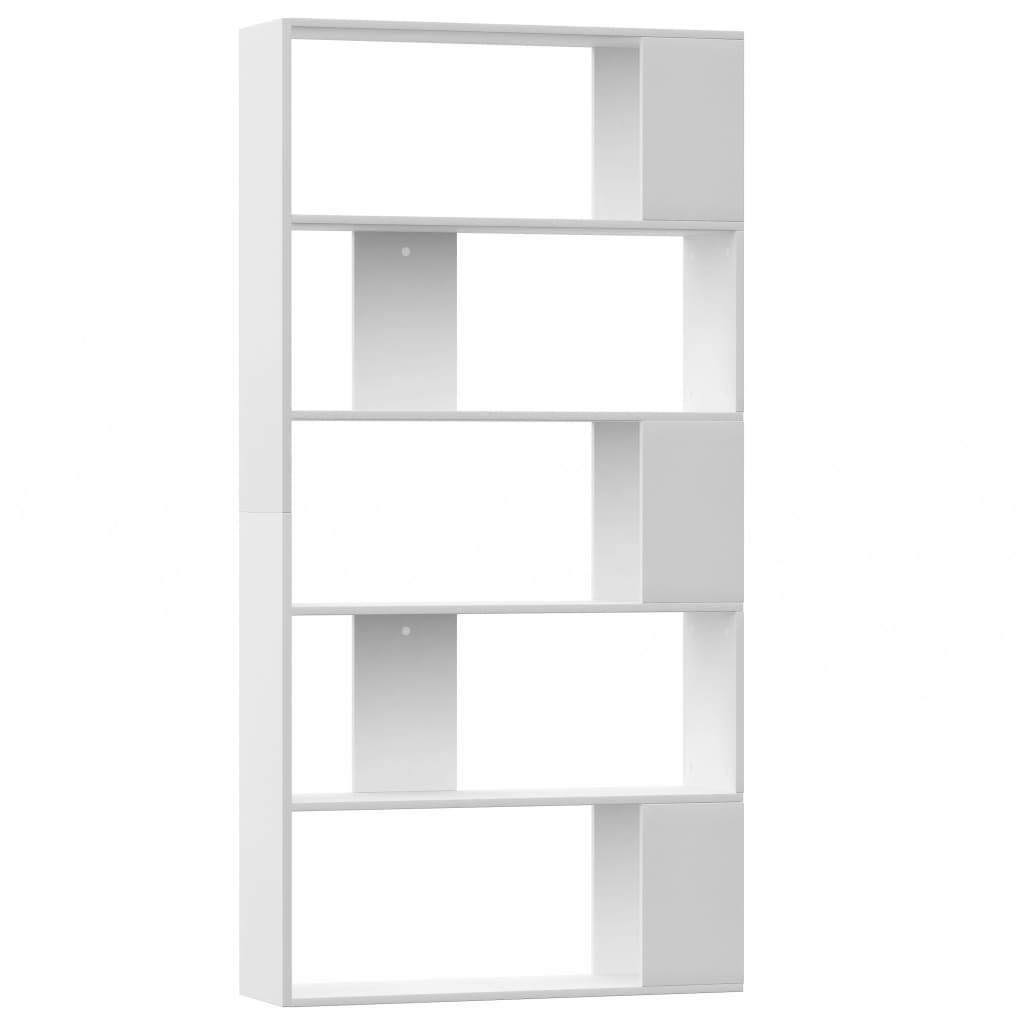 Gray Book Cabinet Room Divider Chipboard S28190