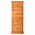 Black Four Drawer File Cabinet N187