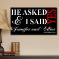 Personalized Couple Canvas Sign G80233