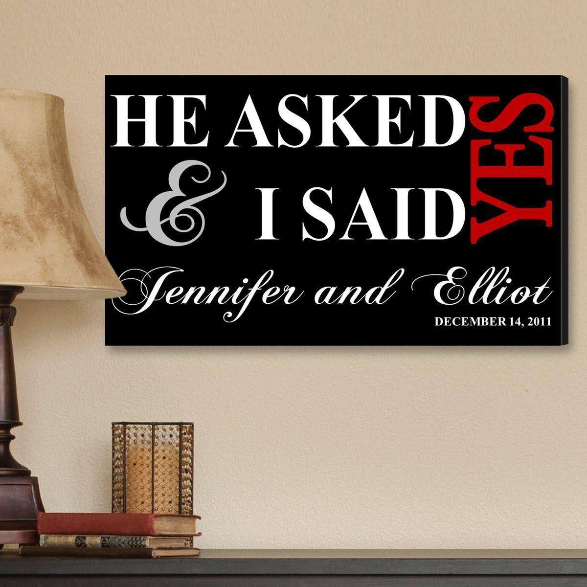 Personalized Couple Canvas Sign G80233