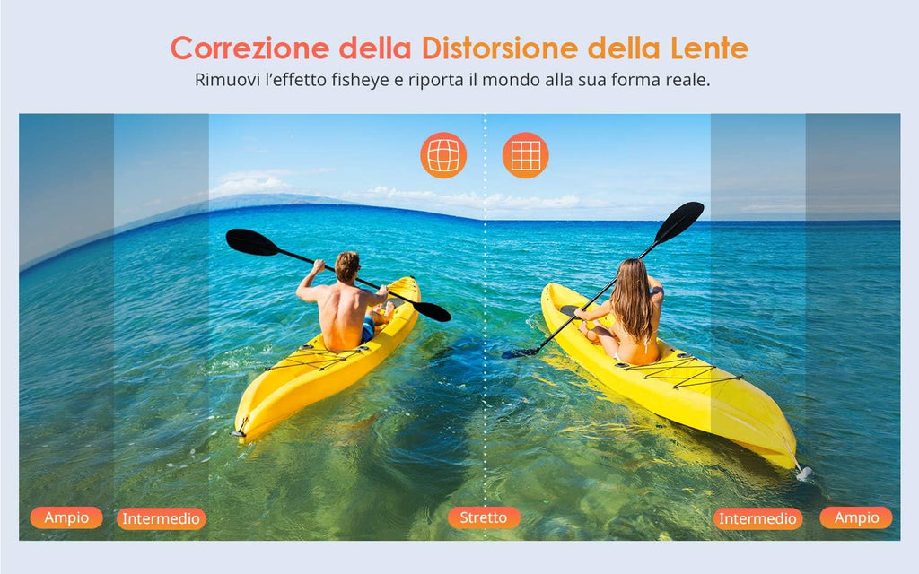 Native 4K 60fps 20MP Touch Screen Wi-Fi Action Sports Camera with 40M Waterproof Case T6701