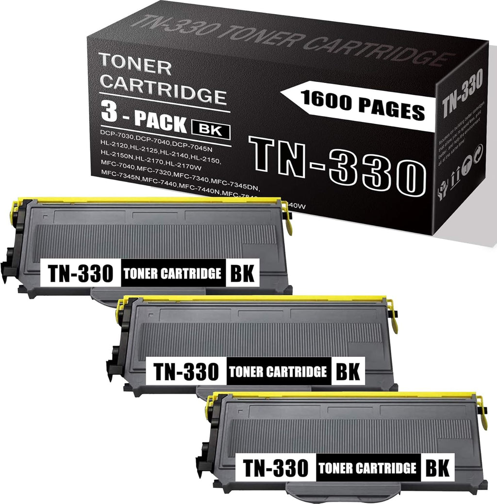 3 Pack Black Toner Cartridge O268