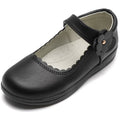 Black Mary Jane Flat School Uniform Shoes P880