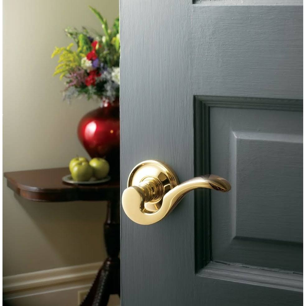 Polished Brass Lever F255