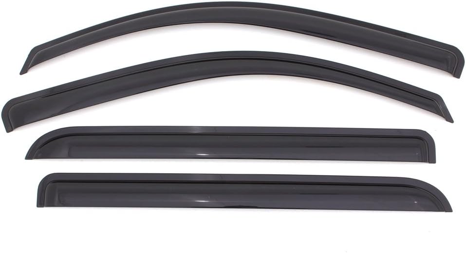 Dark Smoke 4-Piece Side Window Deflector S169
