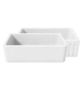 White Reversible Fireclay Farmhouse Sink F993314