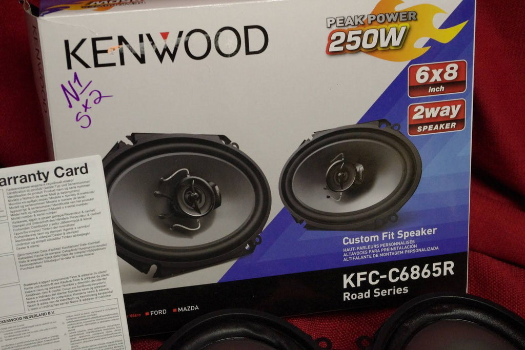 250W 6x8 2-Way Car Speakers A13744