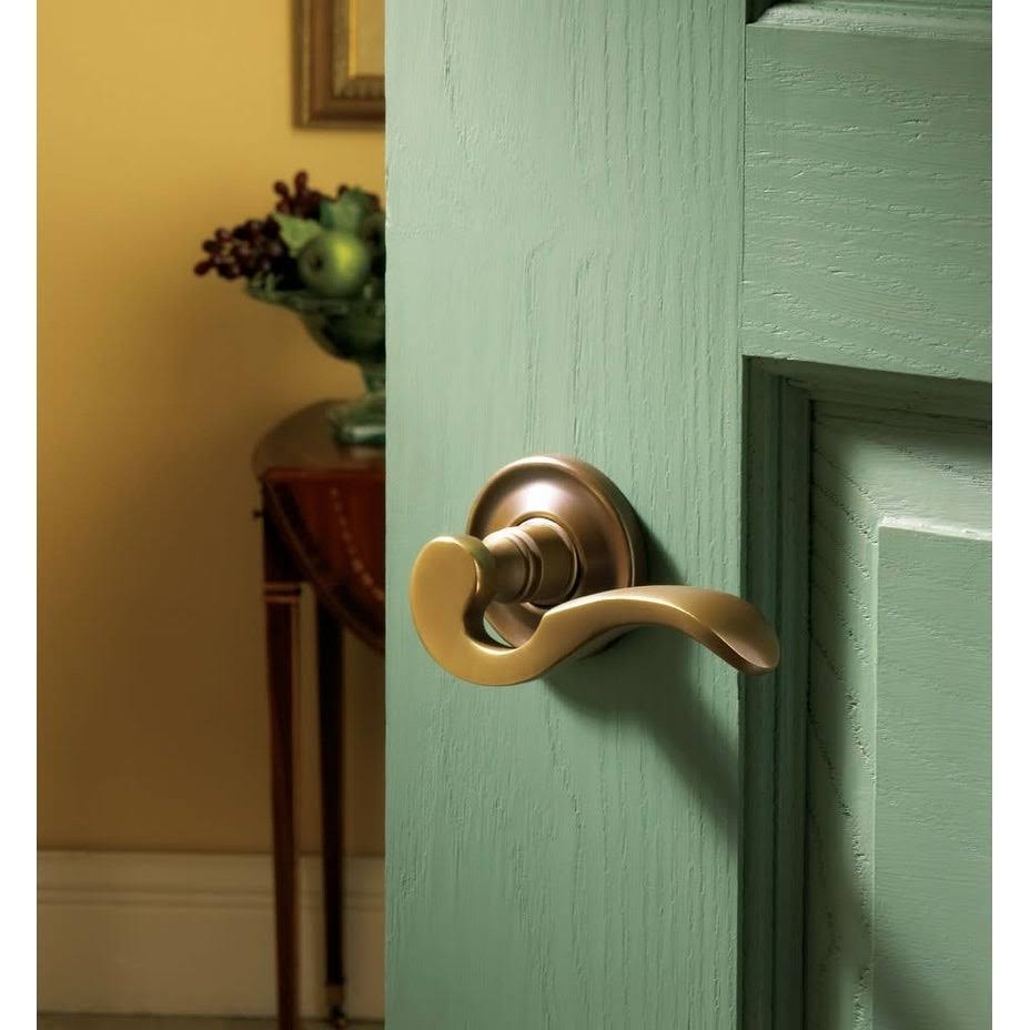 Polished Brass Lever F255