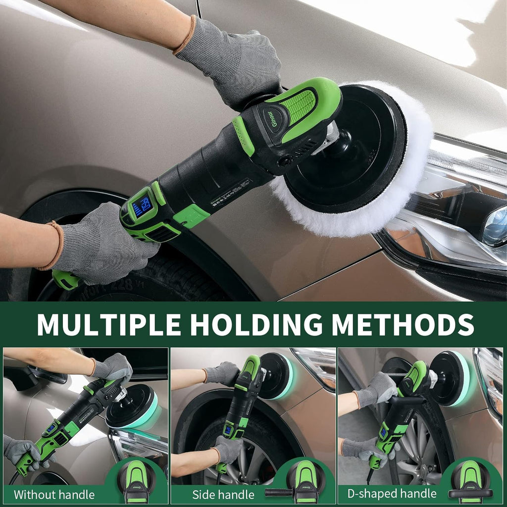 6-Speed Rotary Polisher with 6” and 7“ Backing Plate, Pack of 2 O1422