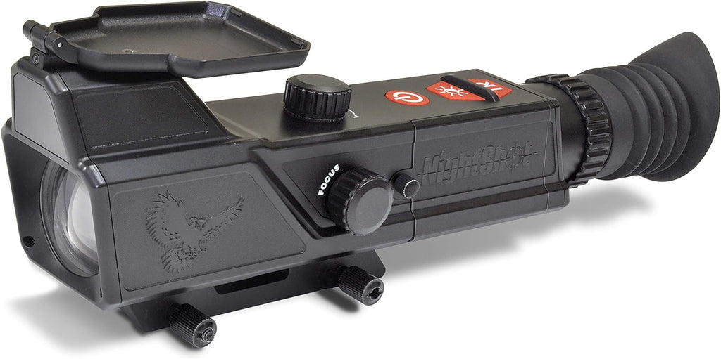 Night Vision Riflescope with IR Illuminator, Black V78342
