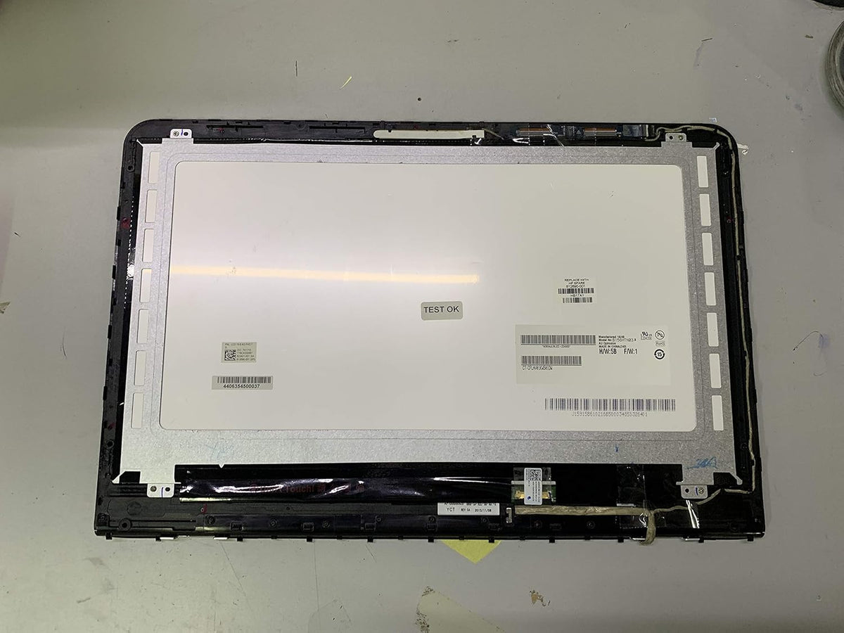 15.6 FHD LCD Screen LED Display Touch Digitizer Bezel Frame Assembly for HP Envy S4936