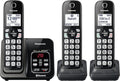 Expandable Cordless Phone System with Link2Cell Bluetooth, Answering Machine and Call Blocking - 4 Cordless Handsets G86286