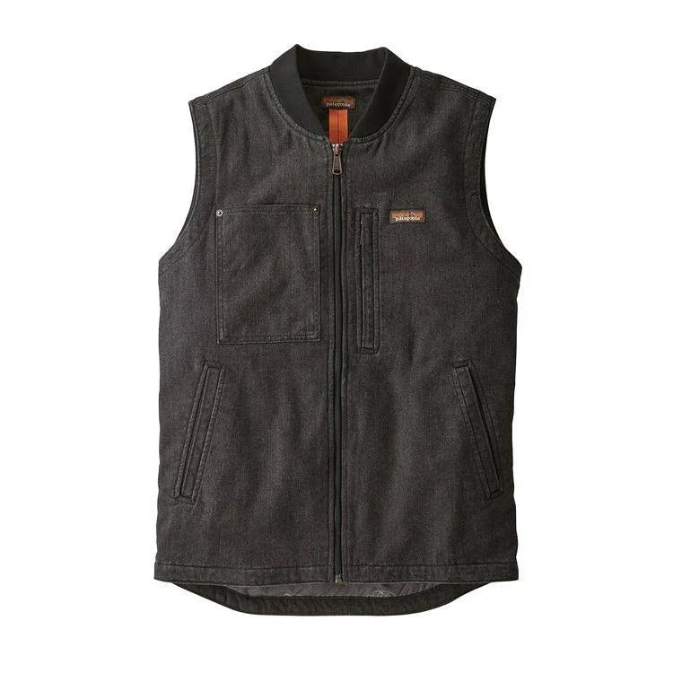 Black Hemp Canvas Vest XXL U268510