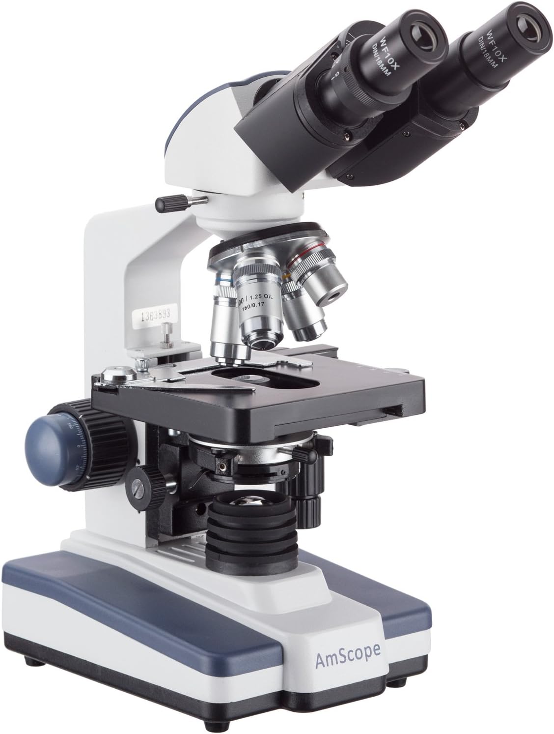 Binocular Compound Microscope, 40X-2500X Magnification, LED Illumination U904