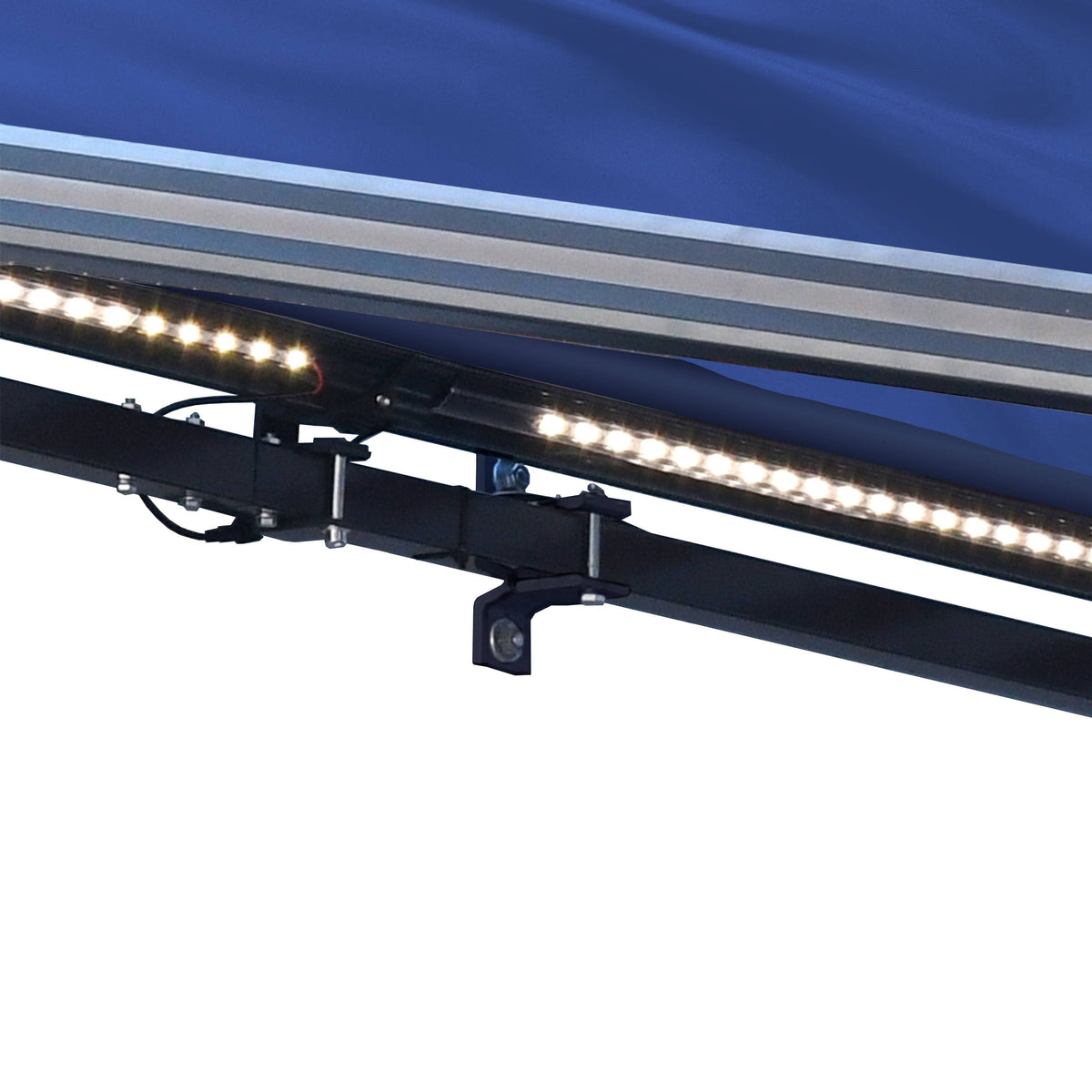 Blue Half Cassette Retractable Awning L4429