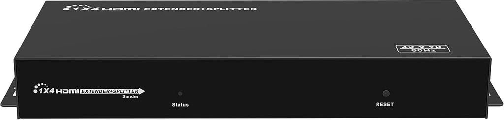 1x4 HDMI POE Extender Splitter Converter with HDMI Loop-Out Over CAT6/6a/7 V379219