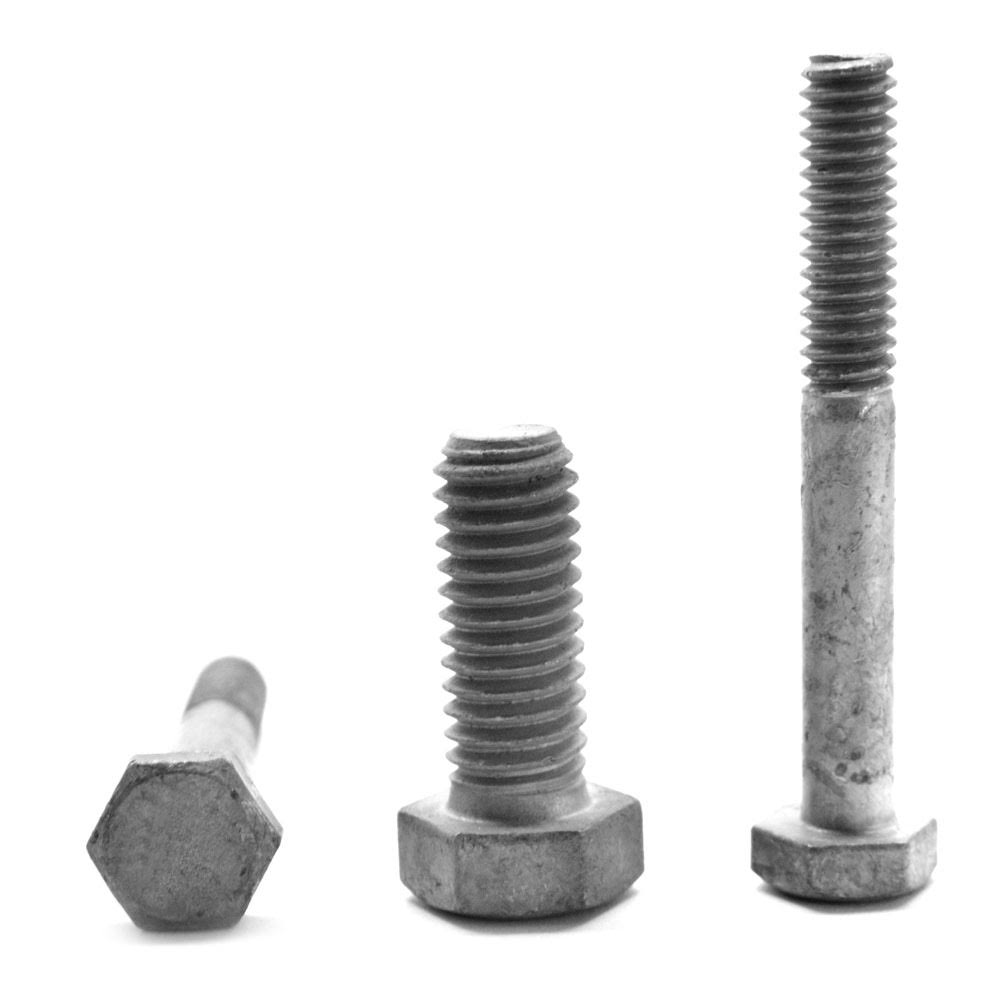 1 1/8x22-7 x 5x22 Coarse Thread Grade 5 Hex Cap Screw Medium Carbon Steel Hot Dip Galvanized I53276