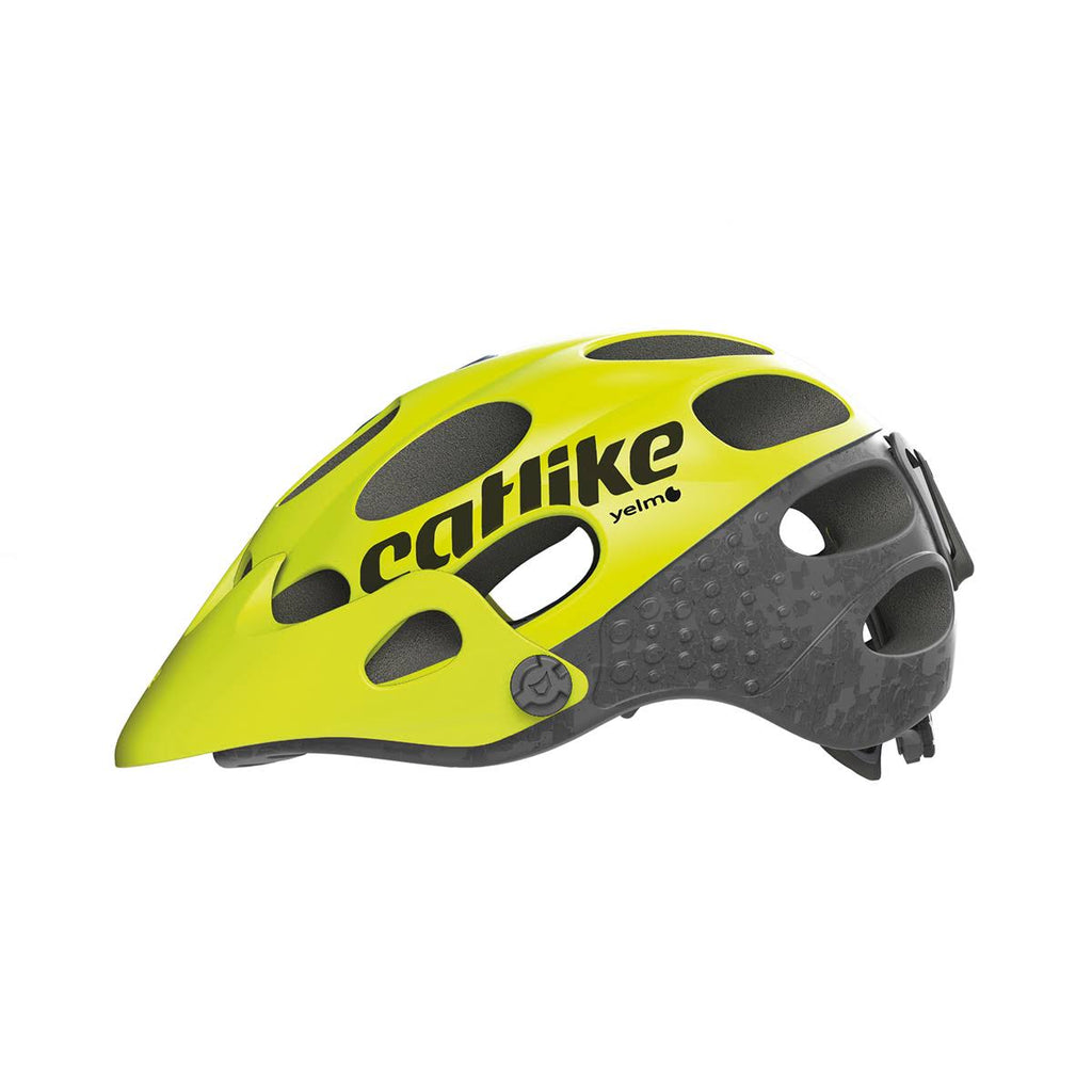 Yellow Fluor Mountain Bike Helmet E1551