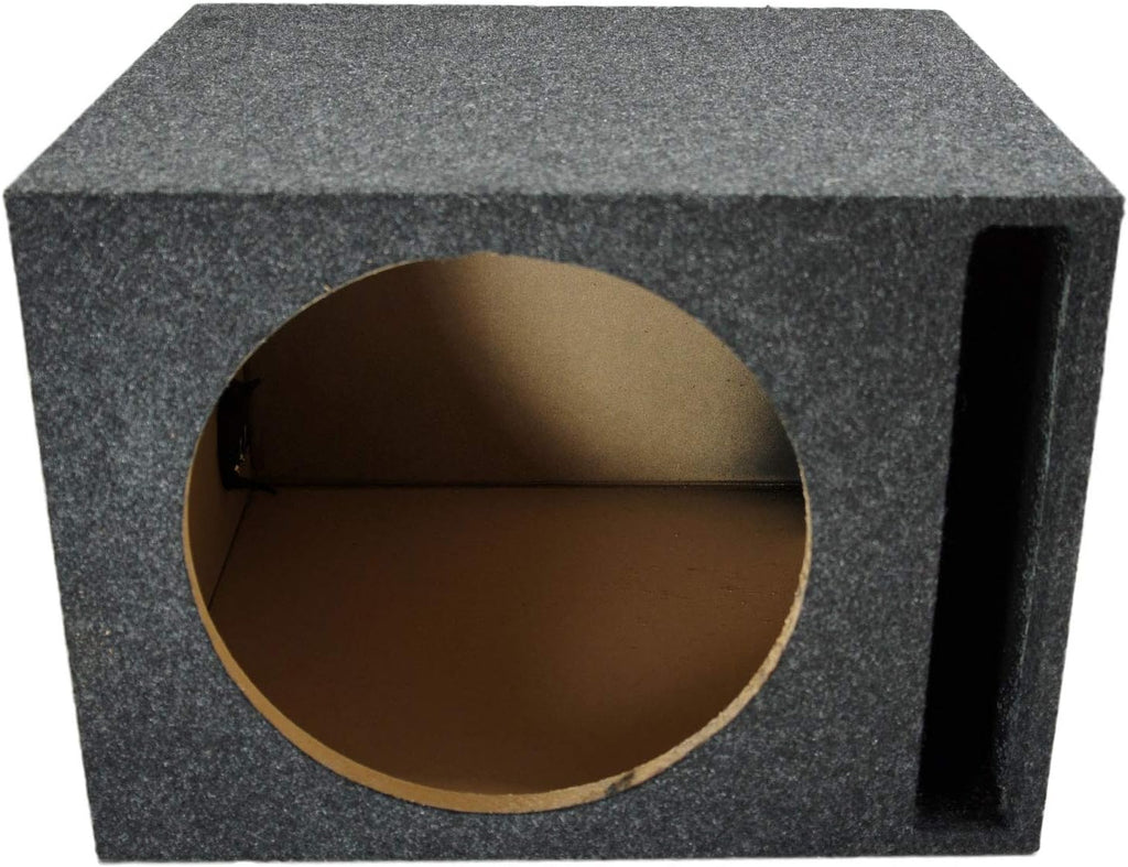 Single 12" Vented Subwoofer Sub Box Ported Enclosure 5/8" MDF Pack of 2 R34029
