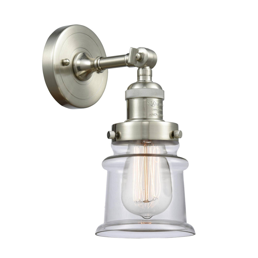 Brushed Satin Nickel 1 Light Sconce J281