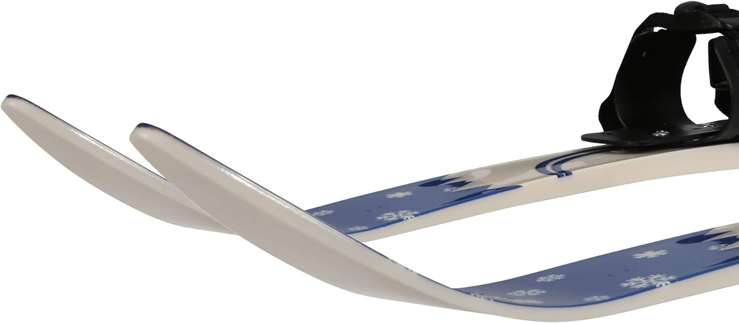 26Inch Lightweight Snow Ski and Pole Set with Bindings C239