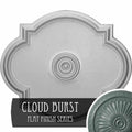 Waltz Ceiling Medallion, Hand-Painted Cloud Burst F858966